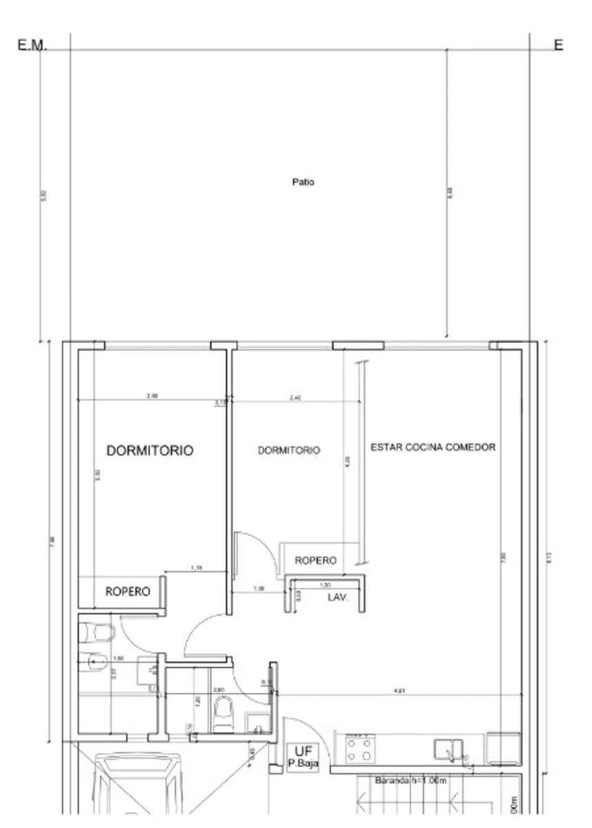 Venta 3 amb con 2 baños TERRAZA financiación 180 C foto 5