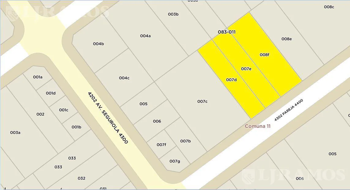Terreno en Venta en Villa Devoto - Pareja 4343/53/55 foto 4