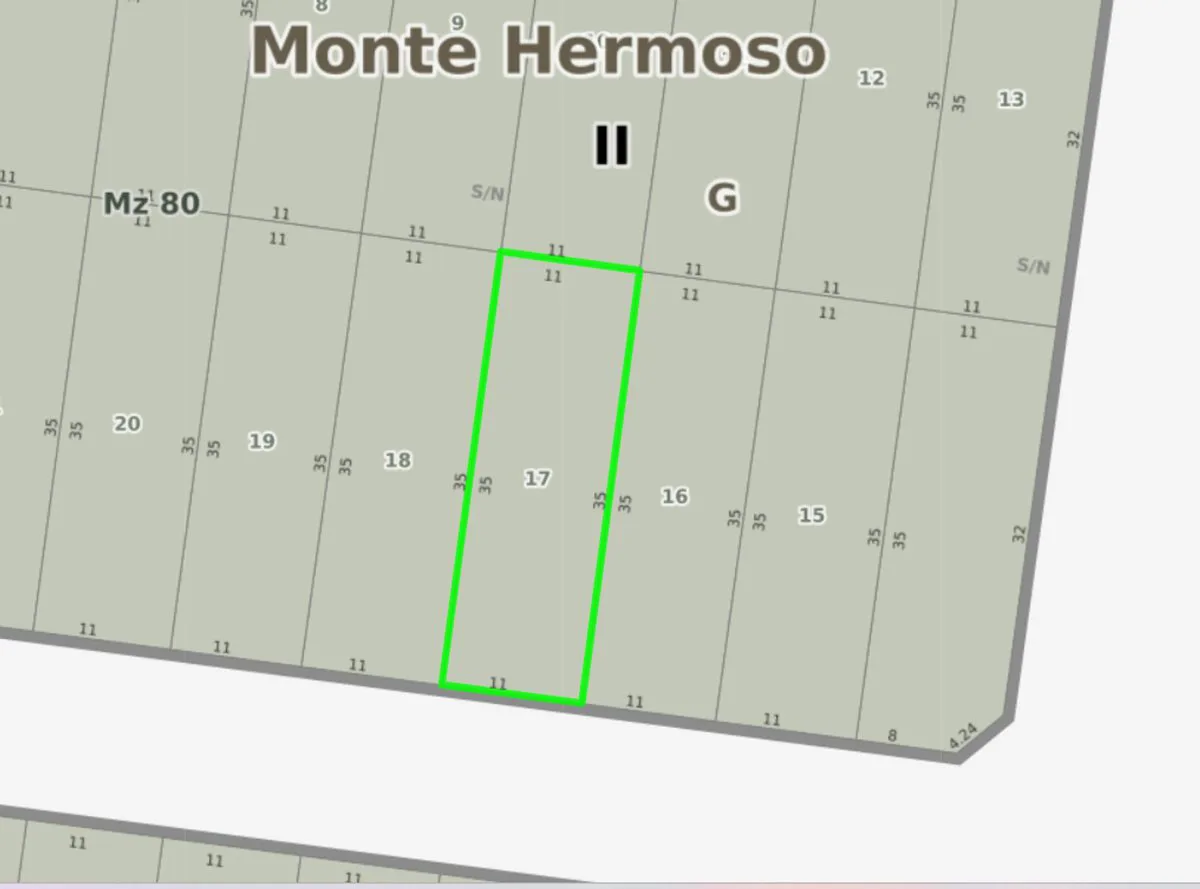 Lote en Balneario Sauce Grande, Monte Hermoso foto 4