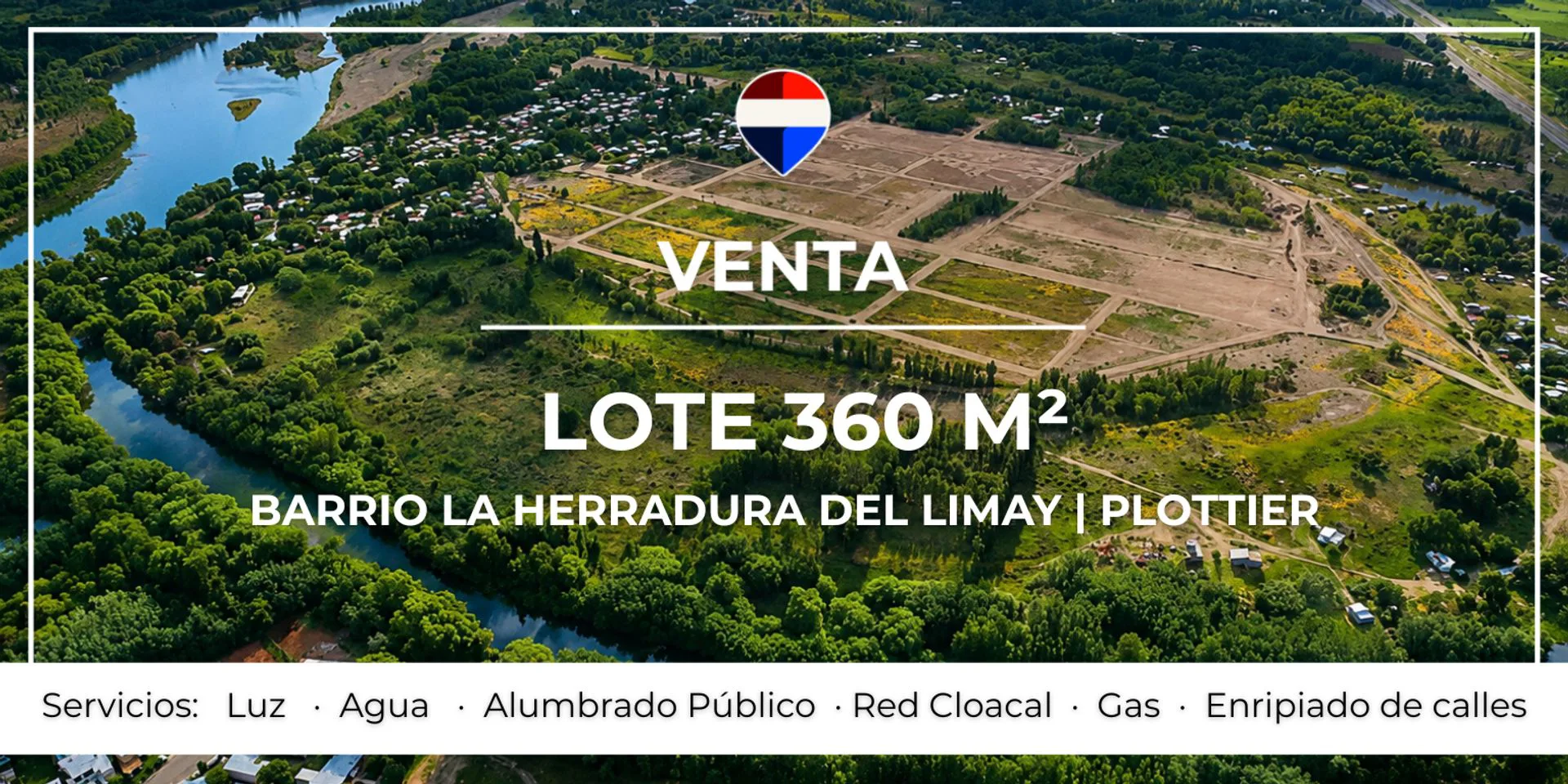 VENTA LOTE B° LA HERRADURA DEL LIMAY – PLOTTIER