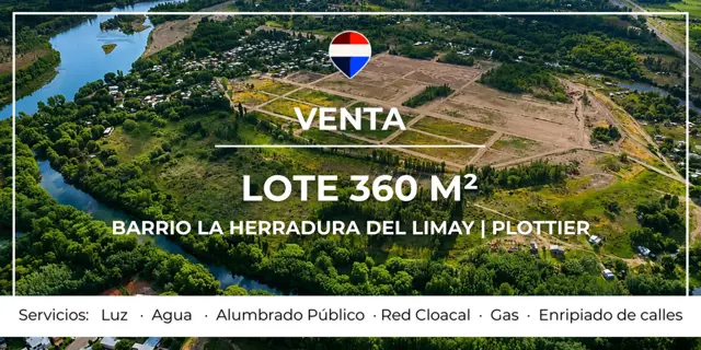 VENTA LOTE B° LA HERRADURA DEL LIMAY – PLOTTIER