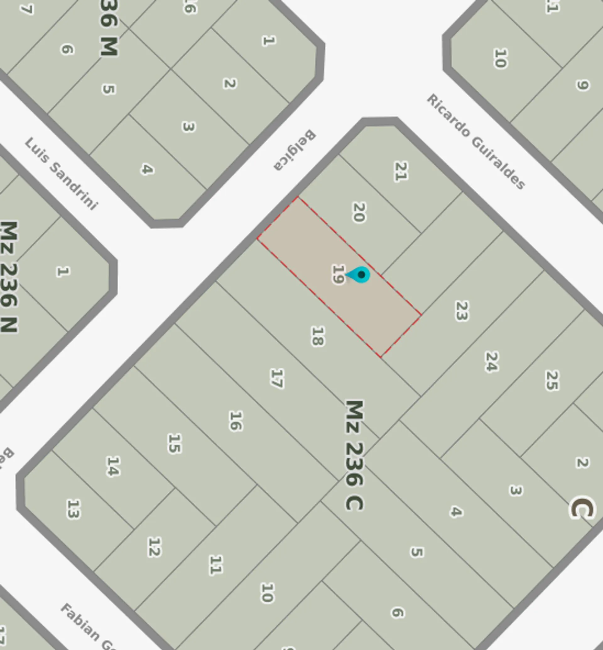 VENTA DE LOTE CALLE BELGICA 456 M2 foto 3