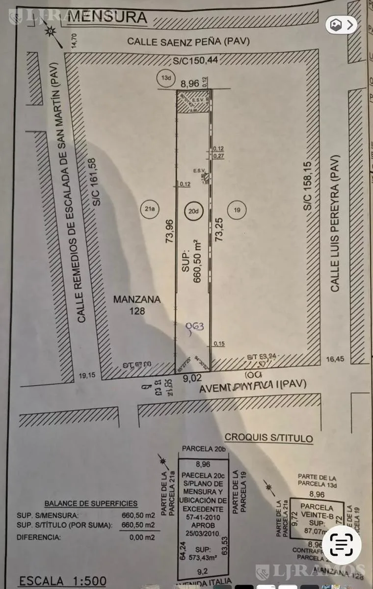 Lote de 660 m2 en venta en el Centro de Tigre. foto 3