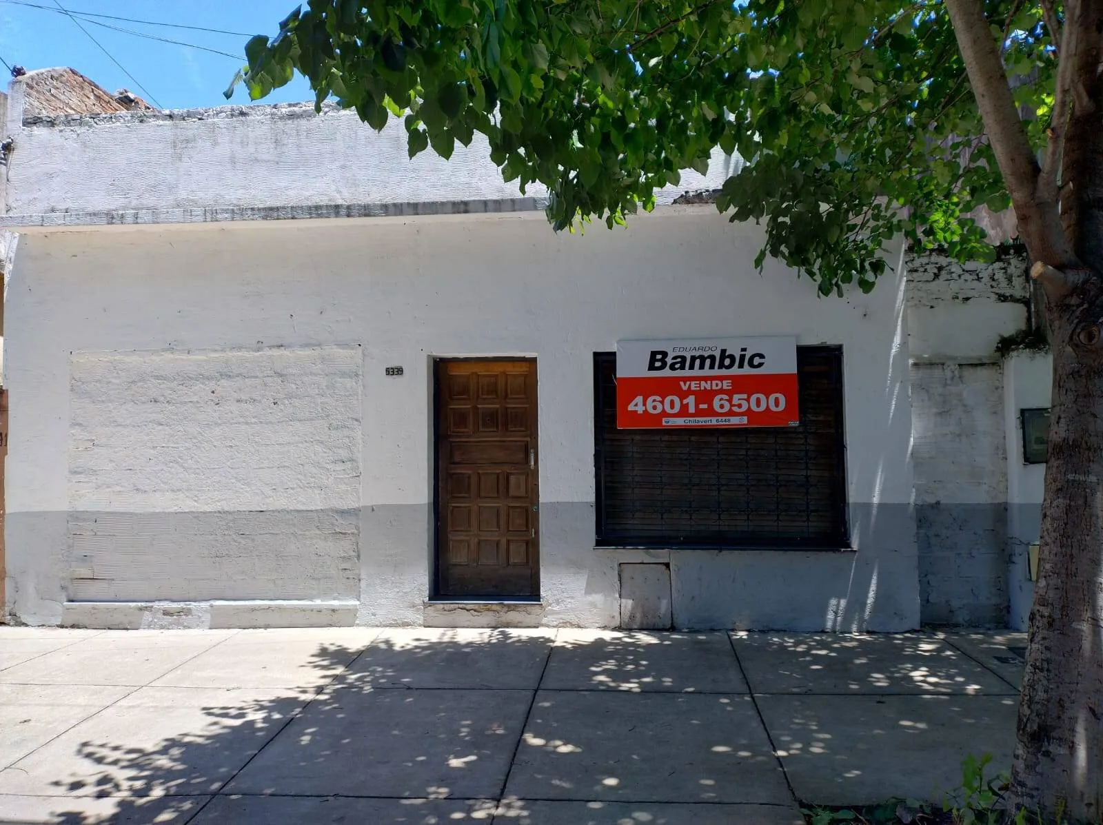 Lote de 8.66 x 34, con construccion de 4 ambientes a refaccionar, con terraza y amplio jardin foto 5