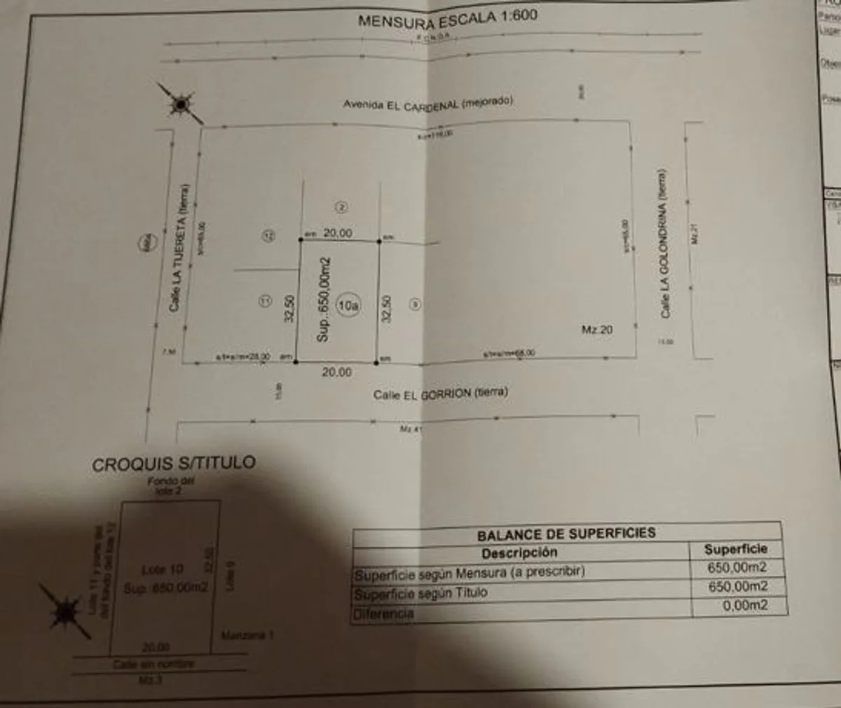 Lote Terreno Exaltacion de la Cruz 630 m foto 3