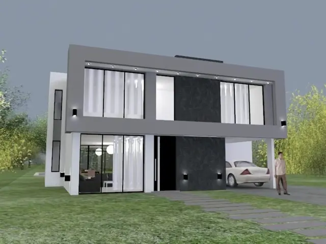 Hermosa casa en comunidad H lote central y arbolado en Greenville Polo Resorte