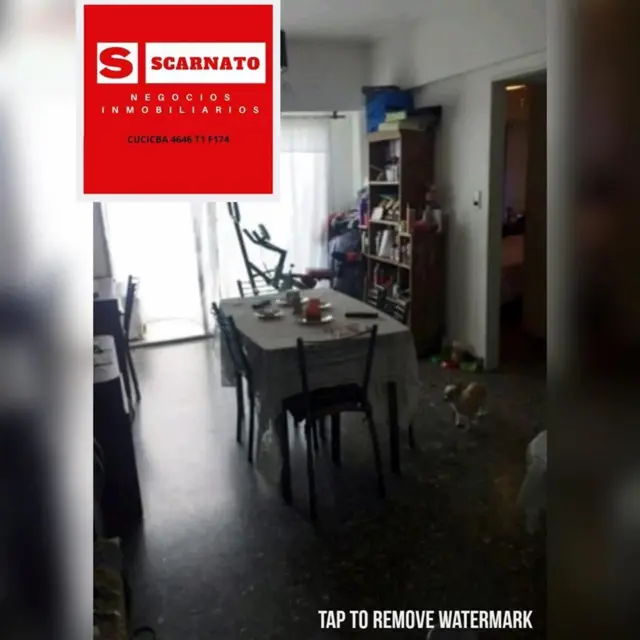 Departamento 3 ambientes contrafrente con balcón, zona Parque Patricios