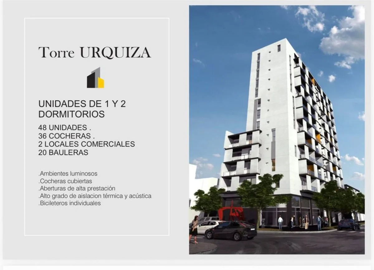 Torre Urquiza Dpto 1 dorm. Zona Sur foto 5