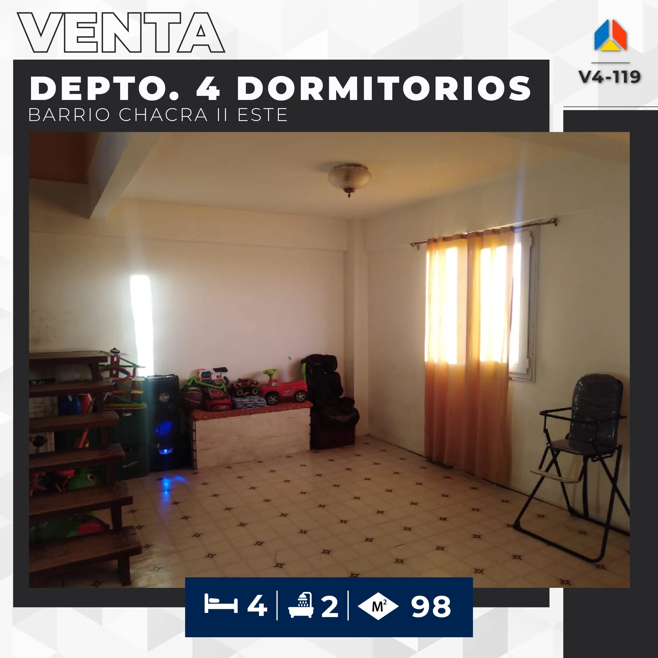 Departamento 4 dormitorios – Barrio Chacra II Este foto 3