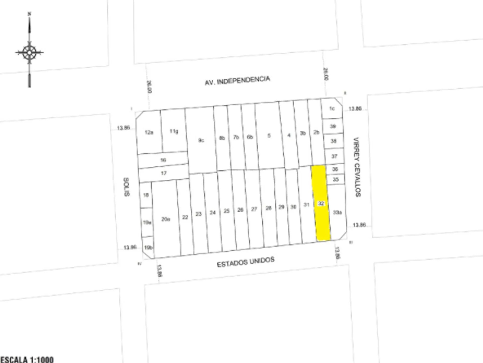 OPORTUNIDAD! VENTA TERRENO 7.8 X 42, +2000M2 VEND foto 3