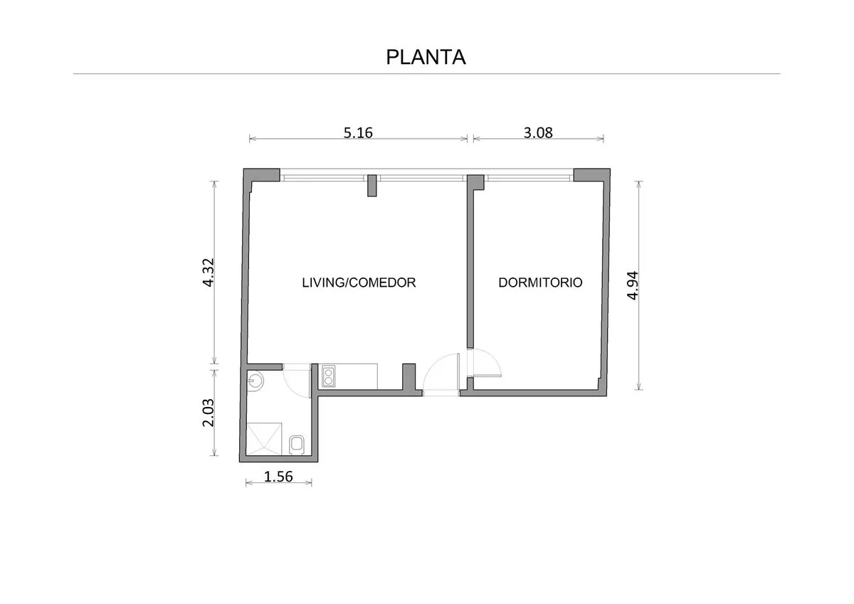 VENTA DEPARTAMENTO DE 2 AMBIENTES EN SAN CRISTOBAL foto 2
