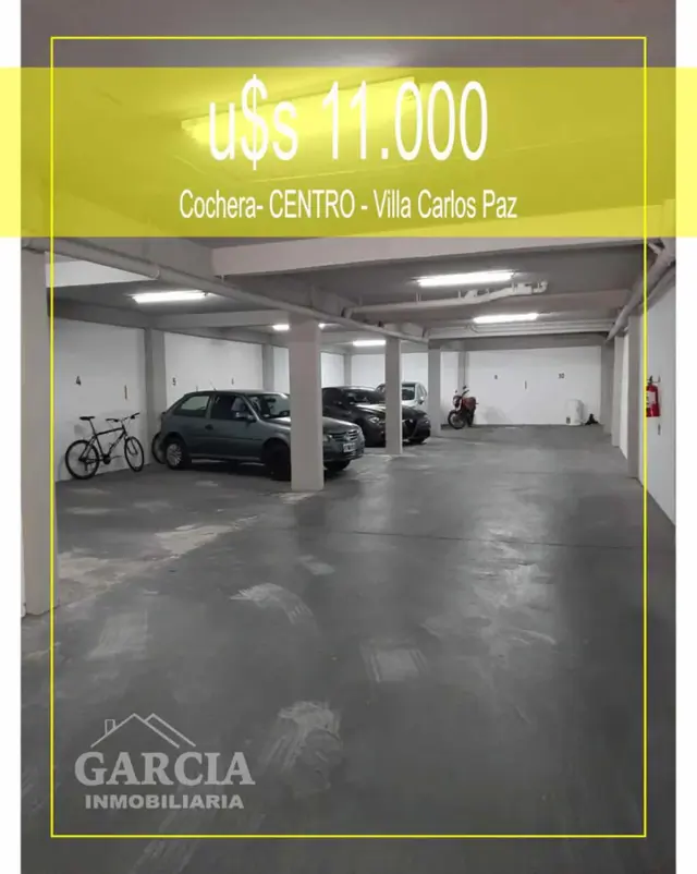 COCHERA en pleno centro de VILLA CARLOS PAZ..