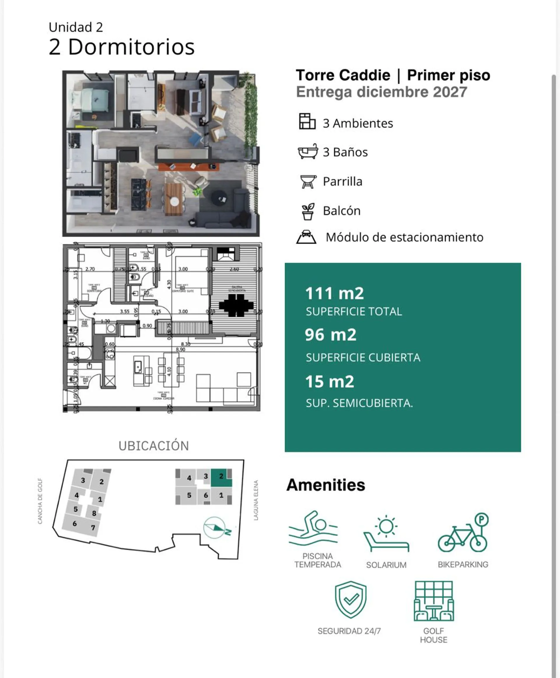 EN VENTA DPTO 2 DORMITORIOS PLOTTIER-CANALES