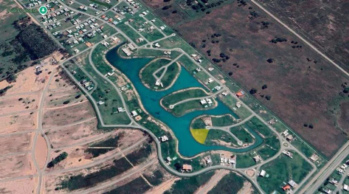 Venta lote en isla a la laguna. La Alameda Canning foto 3