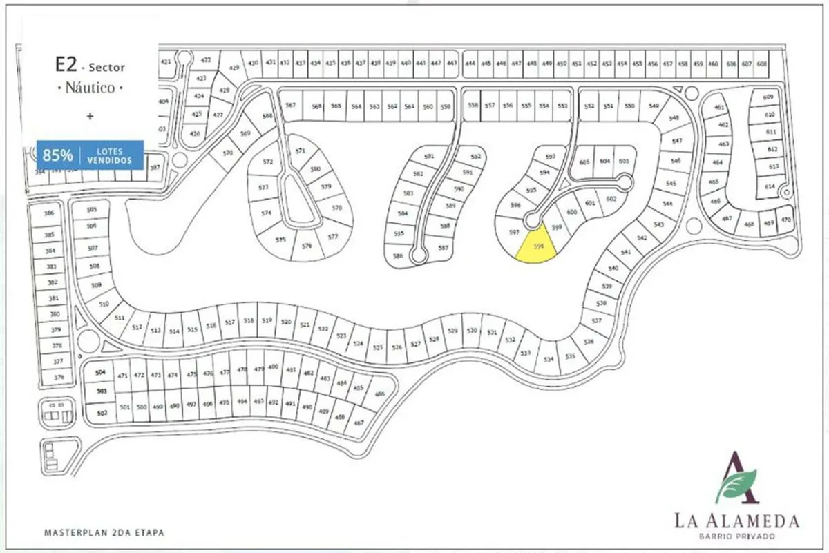 Venta lote en isla a la laguna. La Alameda Canning foto 5