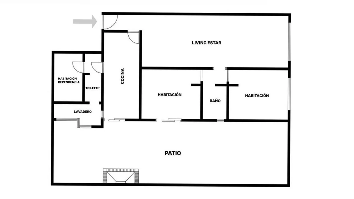DEPTO EN VENTA 3 AMBIENTES C/DEP. Y PATIO foto 4