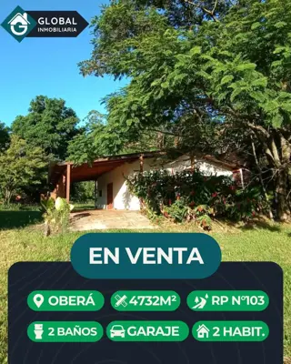 Venta de Casa Quinta en Oberá, Misiones 4700m² sobre Ruta 103 foto 5