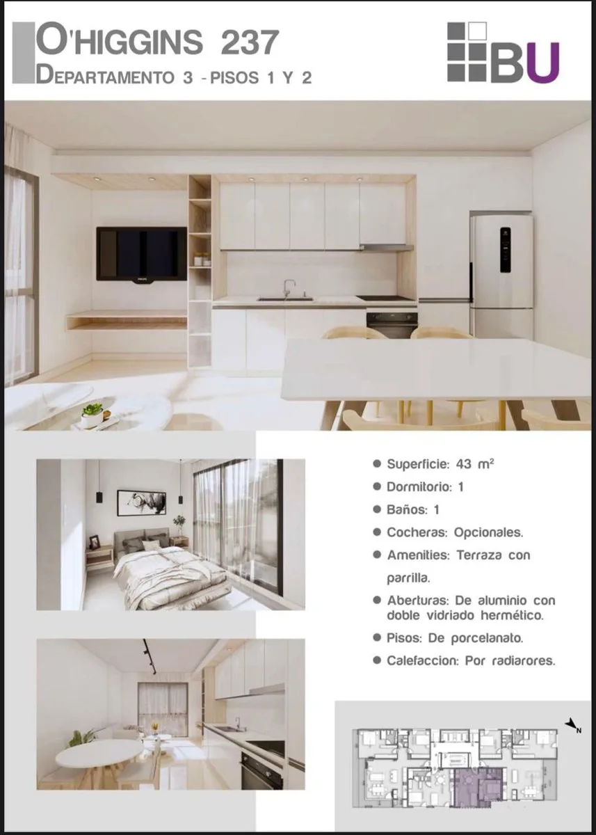 VENTA CON FINANCIACION OHIGGINS 237, 1 DORMITORIO foto 4