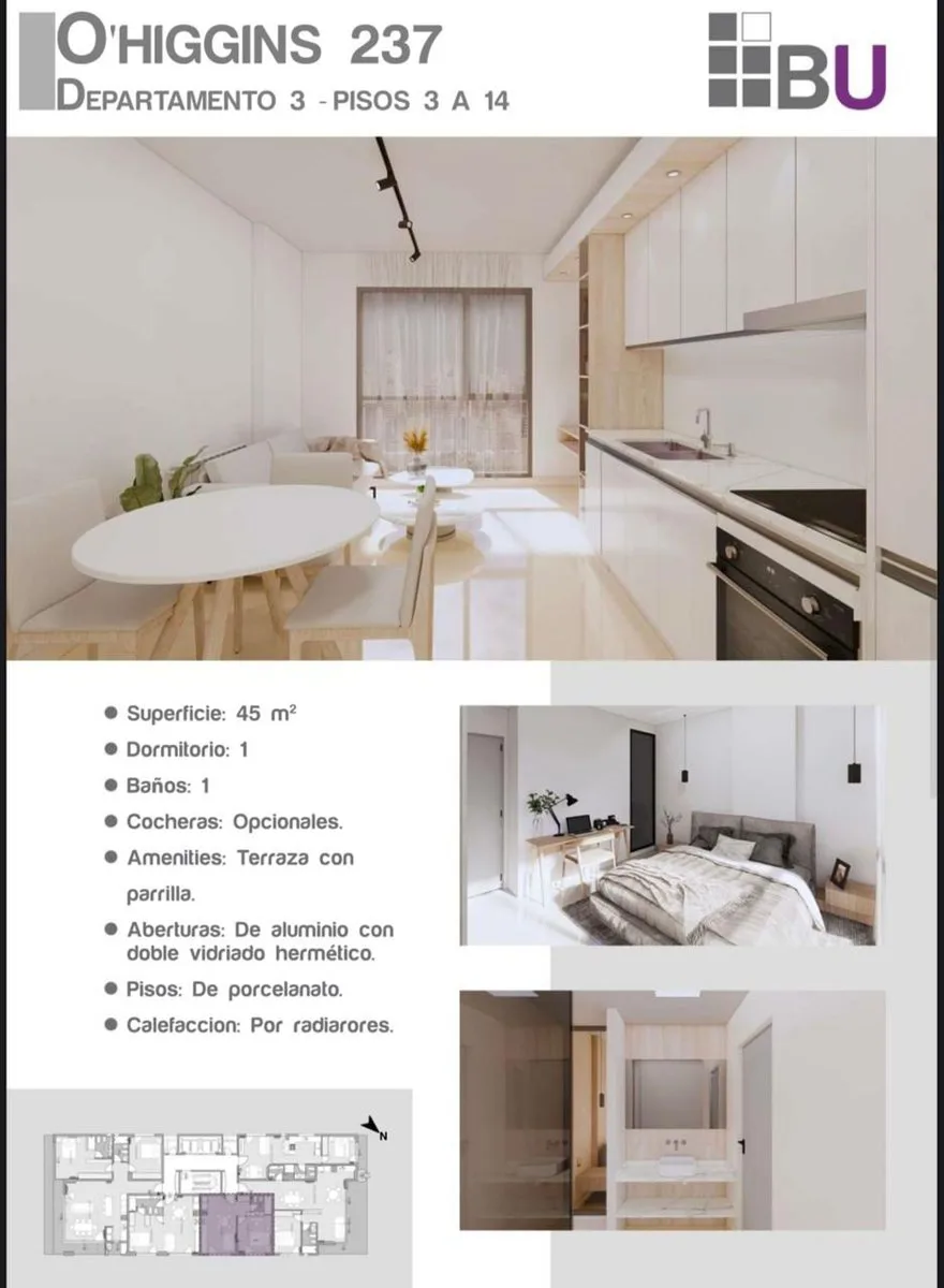 VENTA CON FINANCIACION OHIGGINS 237, 1 DORMITORIO foto 5