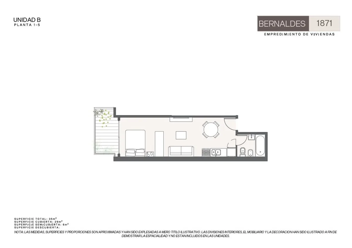 VENTA DEPTO MONO C/BALCON MONTE CASTRO foto 5