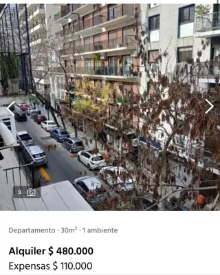 Monoambiente Recoleta Edif Tradicional al frente luz foto 2
