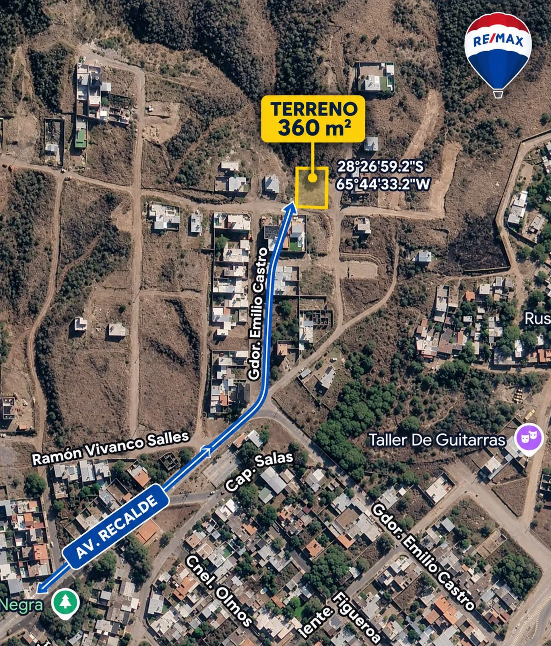 Terreno a metros de Av. Recalde