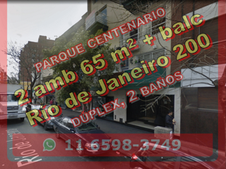 NUEVO PRECIO - Departamento en Venta en Parque Centenario, 2 ambientes en dúplex con baño y toilette, 65 m2 + balcón, - Río de Janeiro 700 foto 1