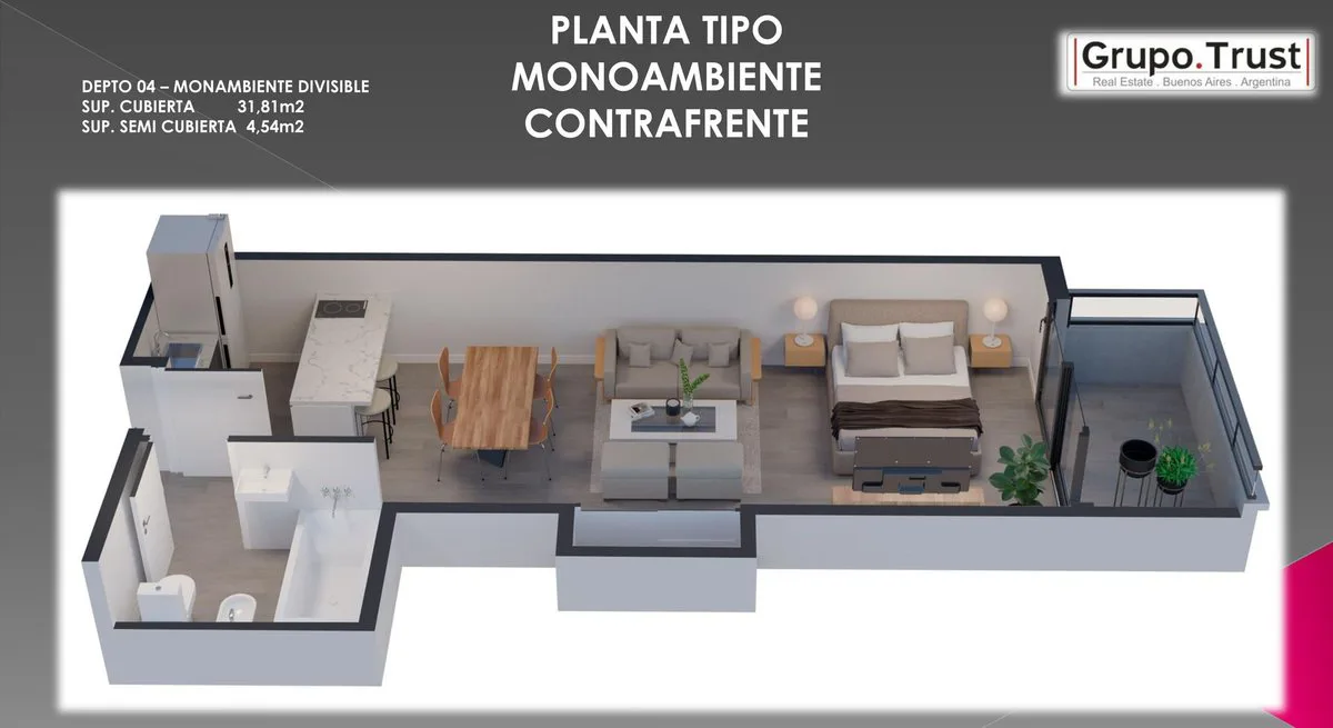 Arcadia Art Residence Monoambiente P 1° CFTE foto 3