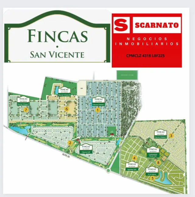 Venta de lote en Fincas de San Vicente V a la LAGUNA