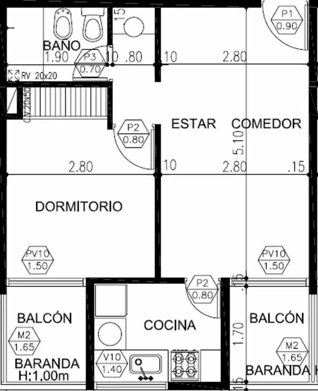 IDEAL INVERSIÓN - DEPTO DE 1 DORMITORIO EN GENERAL PAZ CON EXCELENTE RENTA - 2 BALCONES - COCINA SEPARADA - BAÑO ZONIFICADO - EDIFICIO CON COCHERAS, P