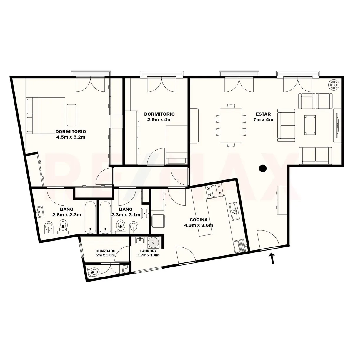 VENTA DPTO-S/PISO-3 Amb.-C/DEPEND-LA ISLA-RECOLETA foto 5
