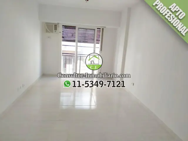 Super-luminoso Departamento Tipo Loft Apto Profesional en el Centro Porteño