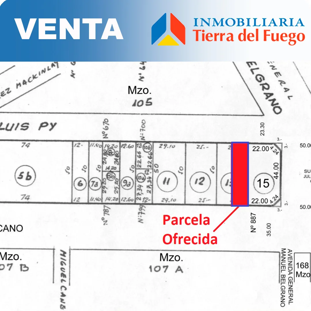 TERRENO EN CALLE ELCANO – FRENTE A LA YPF foto 2