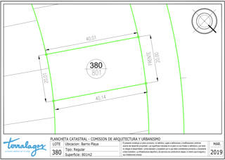 Terralagos Playa: lote 380 de 801 m² a 200 m de la laguna foto 4