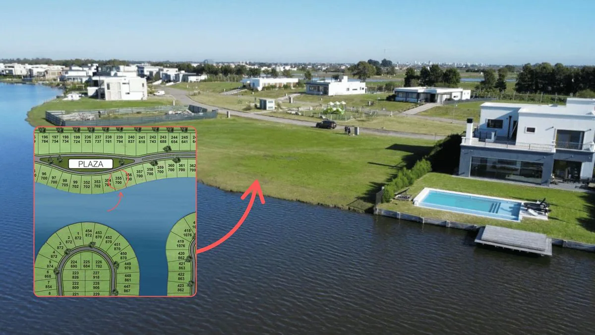 VENTA TERRENO CON BAJADA AL LAGO EN BARRIO PRIVADO foto 2