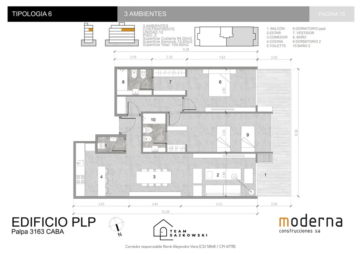 VENTA DE DEPARTAMENTO 3 AMBIENTES EN COLEGIALES foto 2