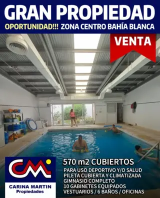 Importante Predio en Centro de la Ciudad para uso Deportivo y/o Salud foto 1