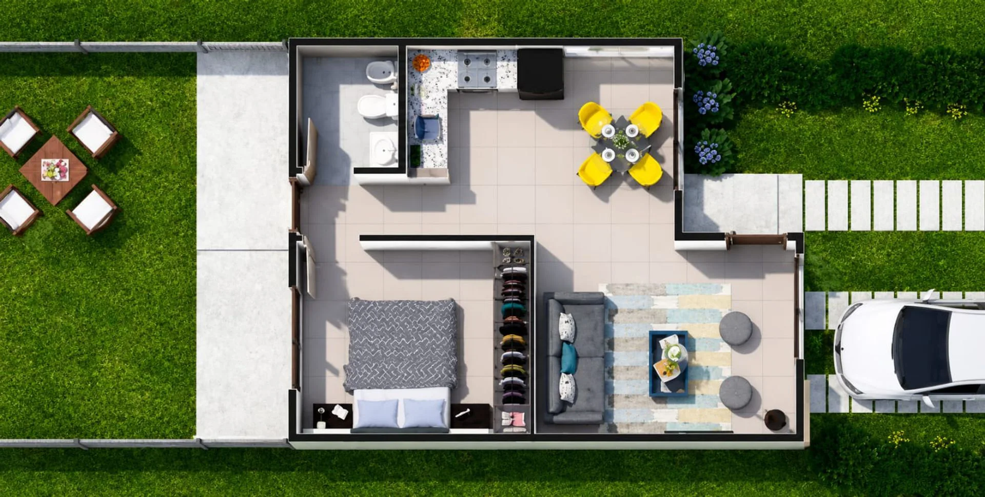 VENTA CASA FUTURA, PLAN NATANIA 1D, LUJAN foto 3