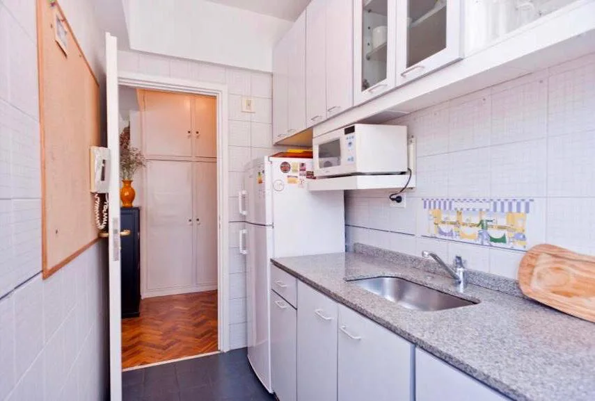 Furnished 1-Bedroom Apartment with River-View Terrace Balcony and Grill in Recoleta – photo 9 of 14