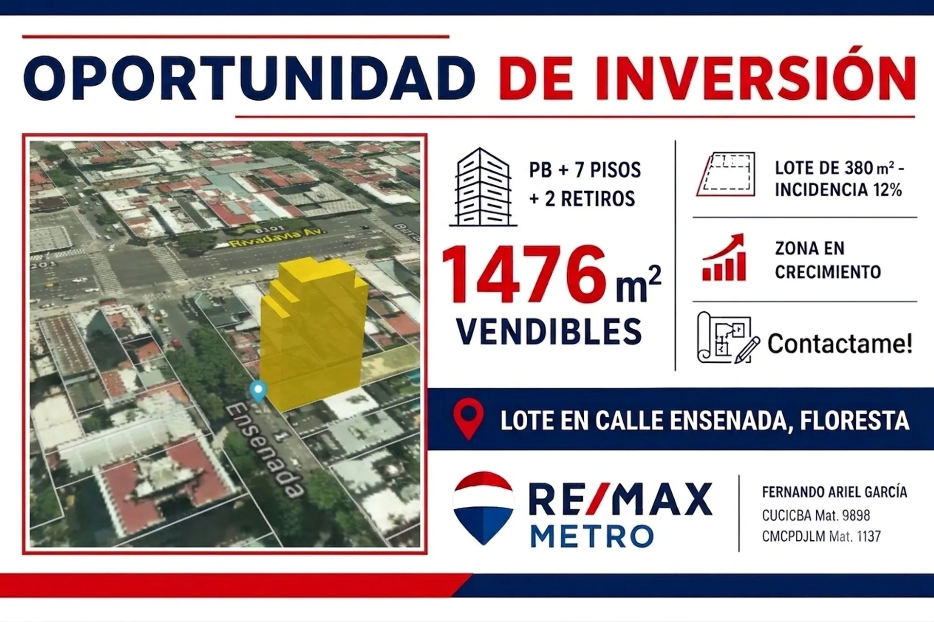 LOTE VENTA FLORESTA EXCELENTE UBICACION foto 2