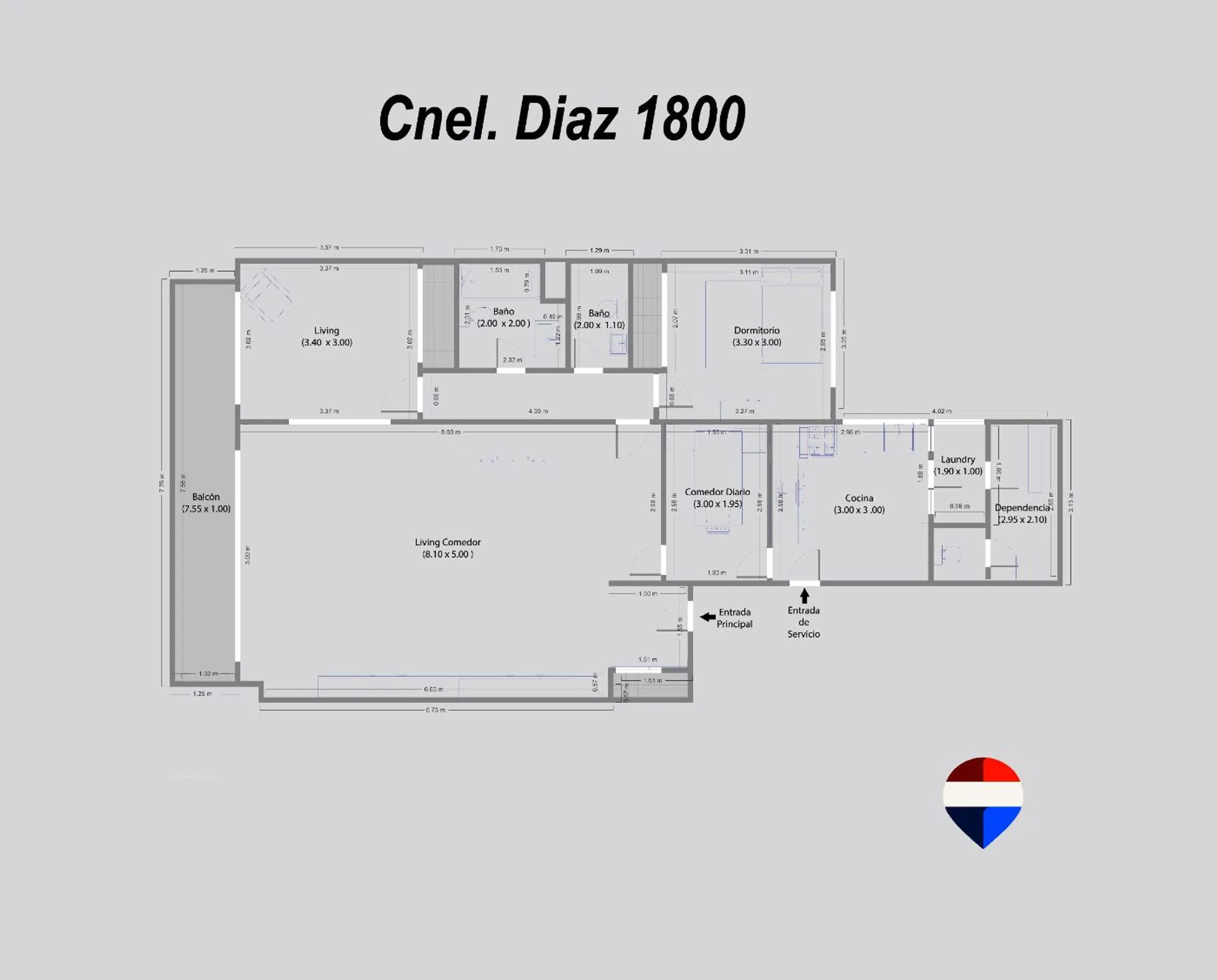 VENTA DEPTO 3 AMB ALTO PALERMO CON COCHERA foto 2