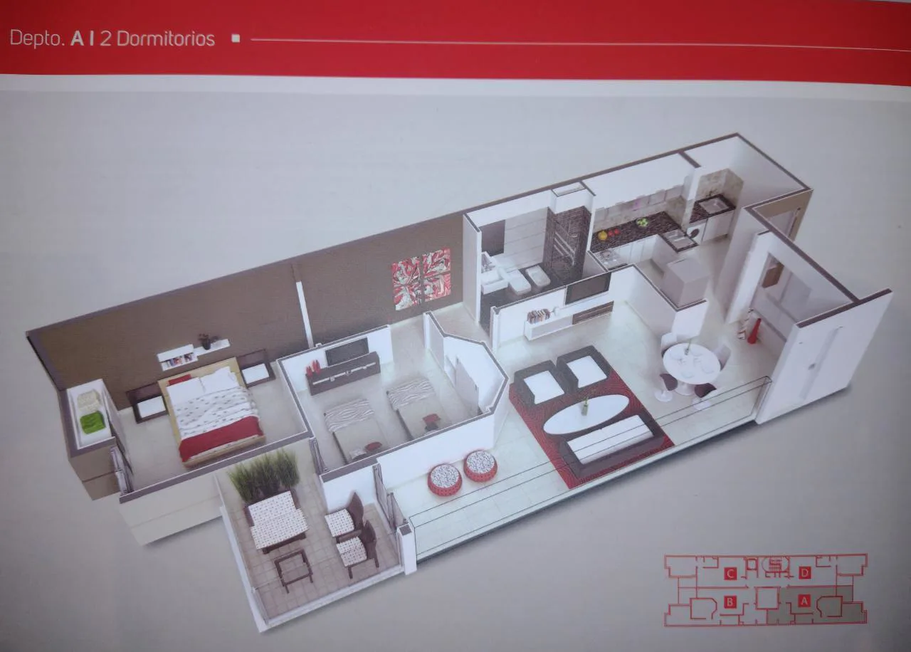 Departamento en  venta dos dormitorios externo en Córdoba Capital foto 2
