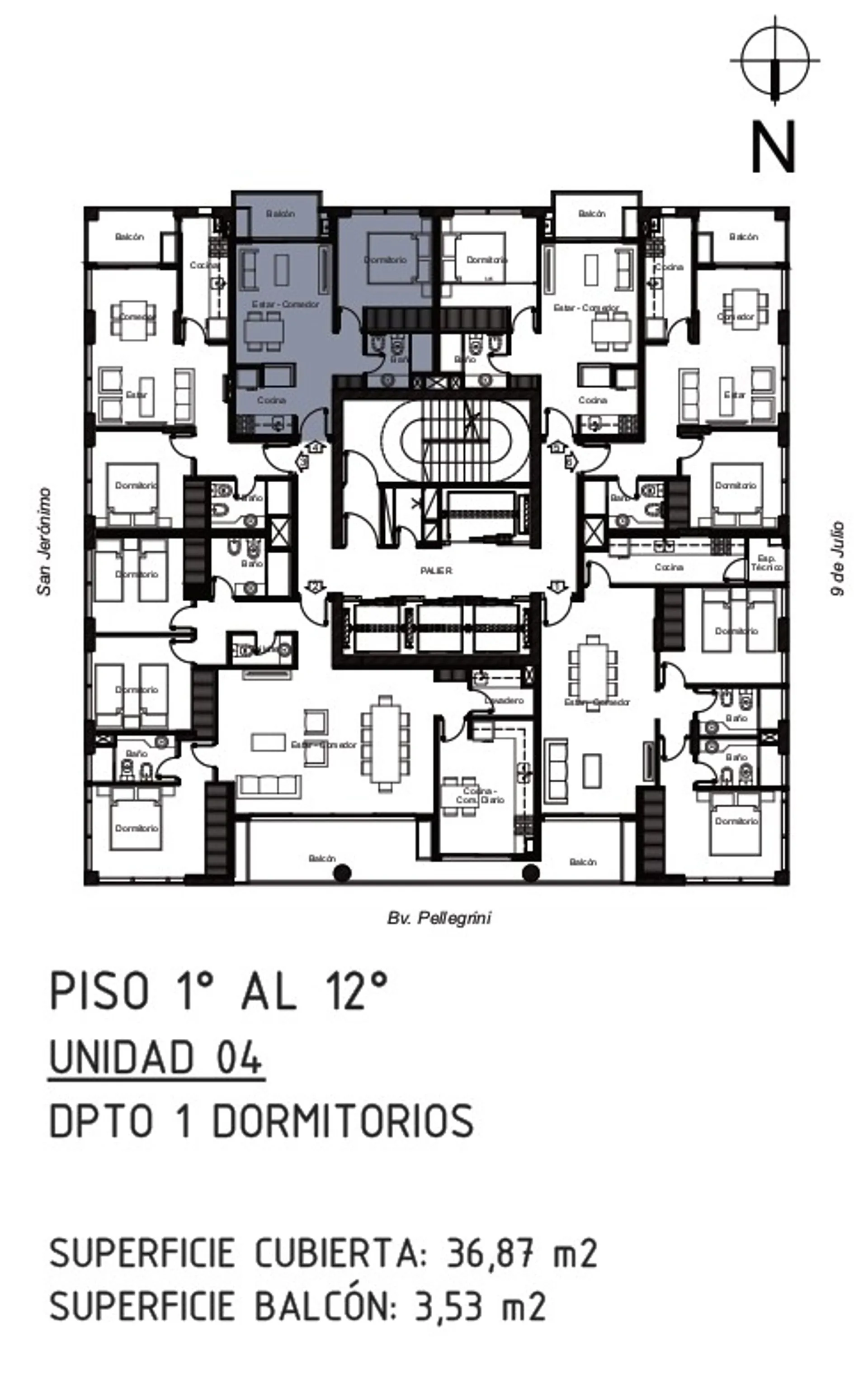 VENTA DEPARTAMENTO SOBRE BOULEVAR UN DORMITORIO foto 4