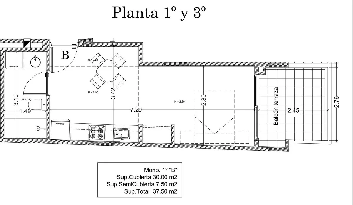 VENTA DEPARTAMENTO MONOAMBIENTE CON BALCON ALMAGRO foto 3