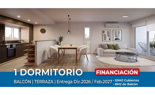 DUPLEX AL POZO EN VENTA 1 DORMITORIO PICHINCHA