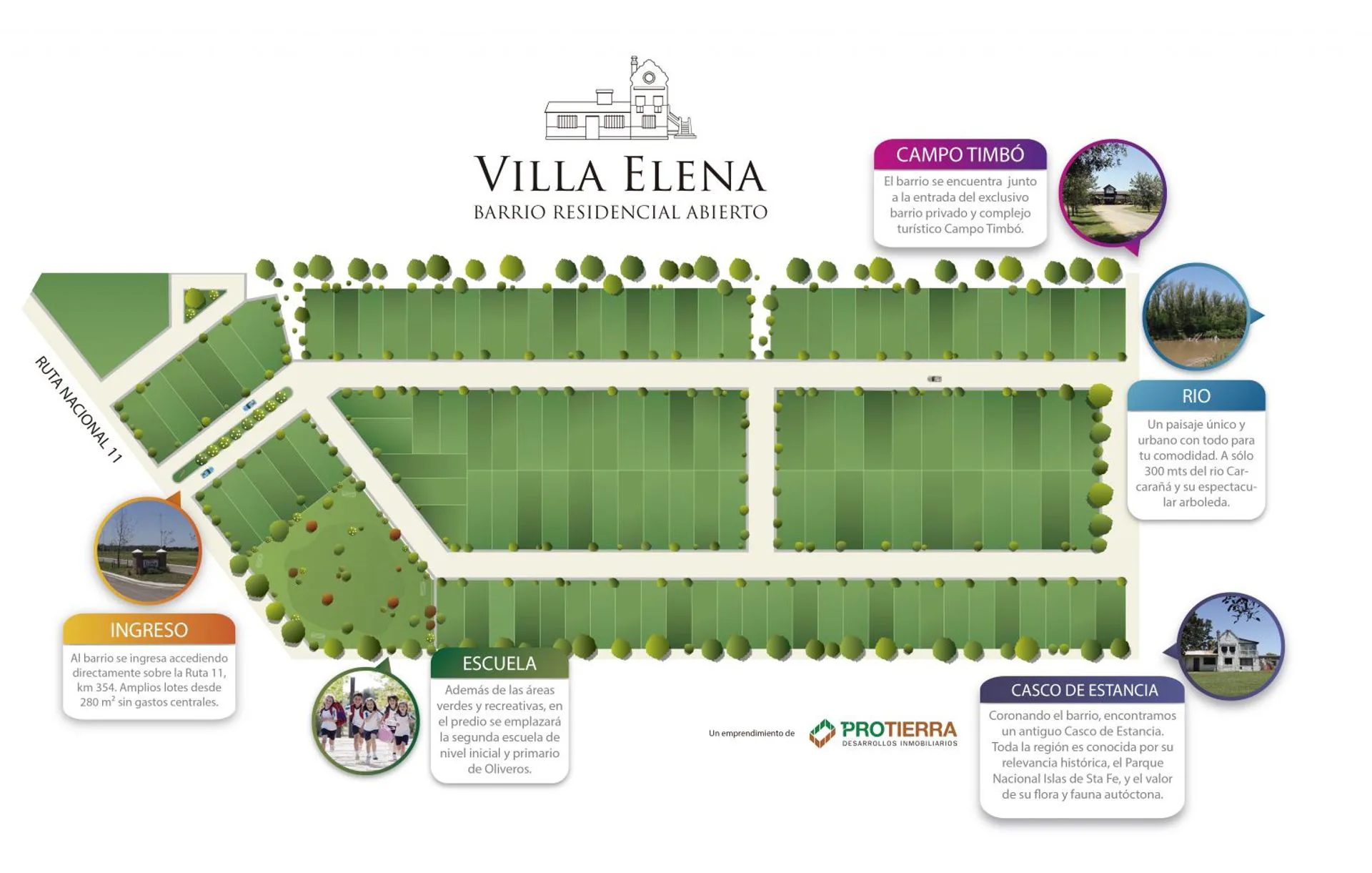 Lote en Villa Elena 539 m2 - Oliveros foto 5