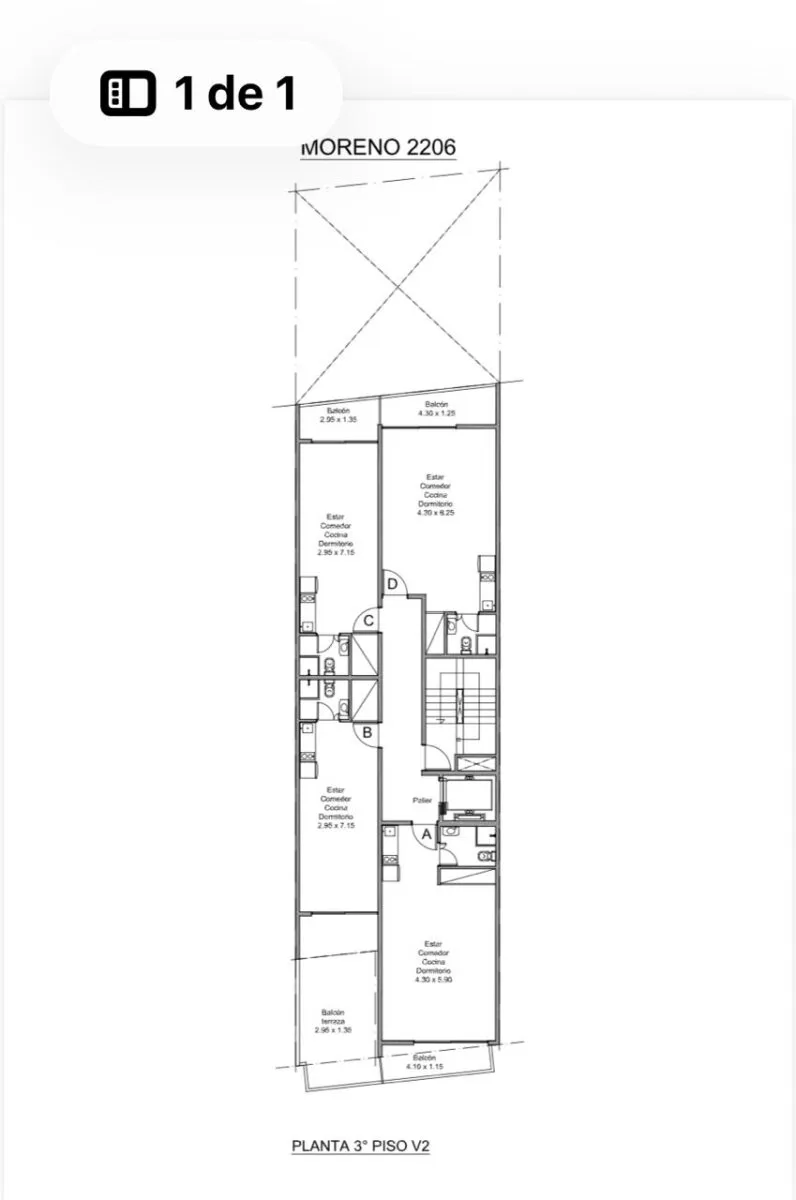LOTE EN BALVANERA EXEL. UBICACION PARA CONSTRUIR 2600 M2 VENDIBLES P.B 12 P a MTS de PLAZA 1 de MAYO Y AV RIVADAVIA foto 5