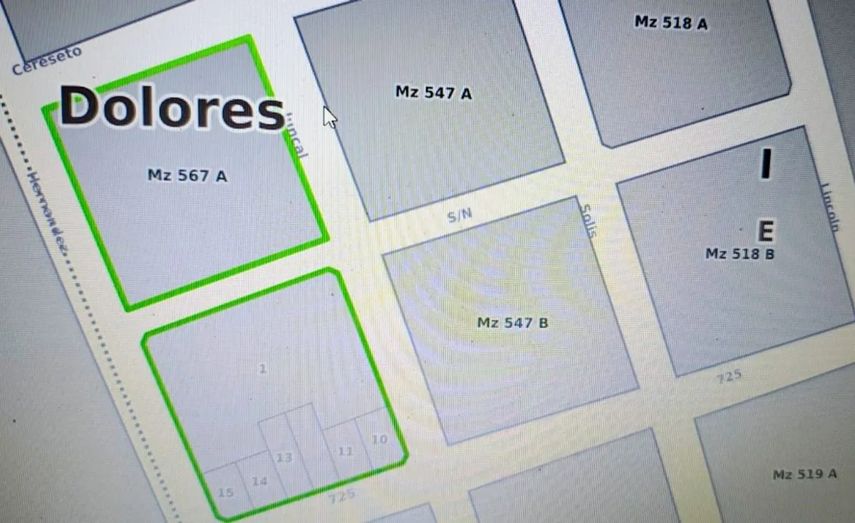 TERRENO EN VENTA EN DOLORES PARA DESARROLLO foto 2