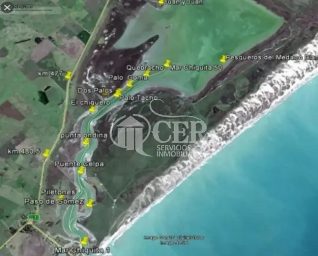 550 HECTAREAS EN MAR CHIQUITA LINDERAS ALBUFERA Y RUTA 11