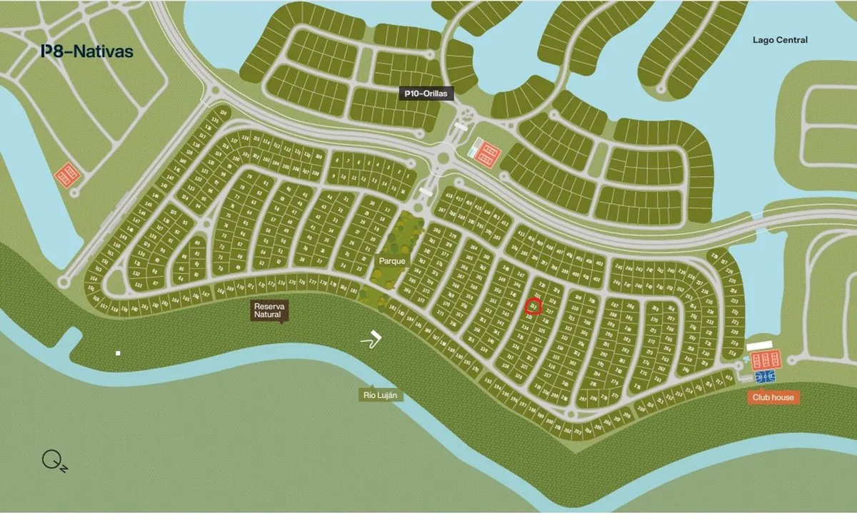 Venta Lote Barrio Nativas orientación Norte